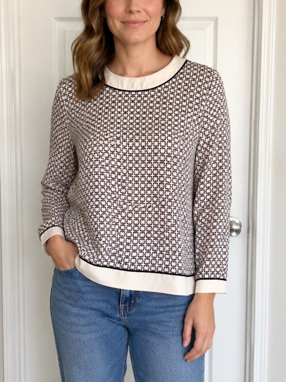 Patterned Women’s Top